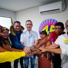 Campanha de Vicentinho recebe apoio de representantes ind&iacute;genas