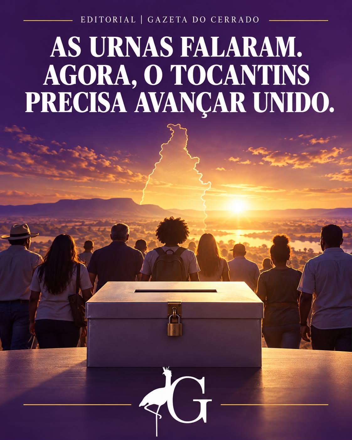 As urnas se encerram, o Tocantins continua! As urnas se encerram, o Tocantins continua!