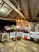Juventude de Dian&oacute;polis coordena caminhada em apoio a Lula e em defesa de direitos