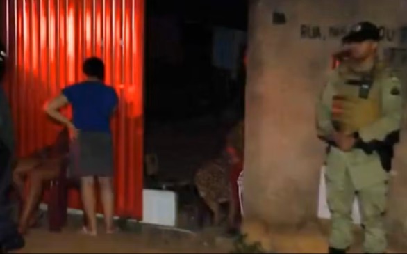 O caso foi registrado no Setor Morada do Sol 3, em Palmas — Foto: Reprodução/Tv Anhanguera