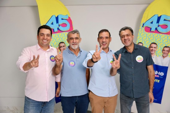 2º turno: Do PSD de Laurez, Gutierres Torquato e Luciano Oliveira declaram apoio a Vicentinho Júnior