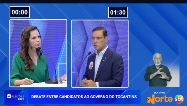 2º turno: Debate inédito no Tocantins terá Dorinha e Vicentinho com participação dos vices