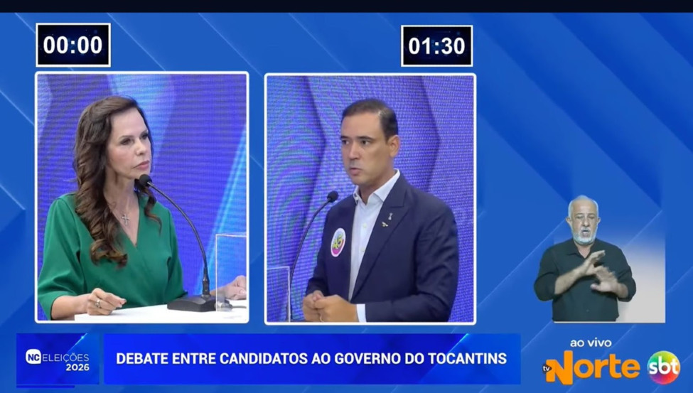 2º turno: Debate inédito no Tocantins terá Dorinha e Vicentinho com participação dos vices