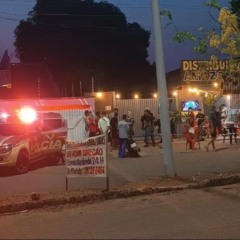 Homem foi morto a tiros em barbearia no setor Jardim Aureny lll &mdash; Foto: Reprodu&ccedil;&atilde;o/Tu Viu Palmas