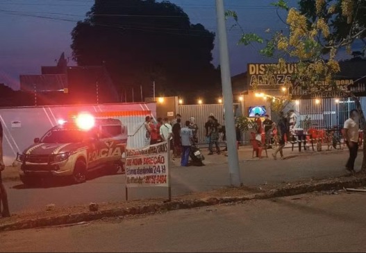 Homem foi morto a tiros em barbearia no setor Jardim Aureny lll — Foto: Reprodução/Tu Viu Palmas