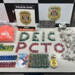 Drogas apreendidas pela Pol&iacute;cia Civil durante opera&ccedil;&atilde;o em Para&iacute;so do TO &mdash; Foto: Divulga&ccedil;&atilde;o/PCTO