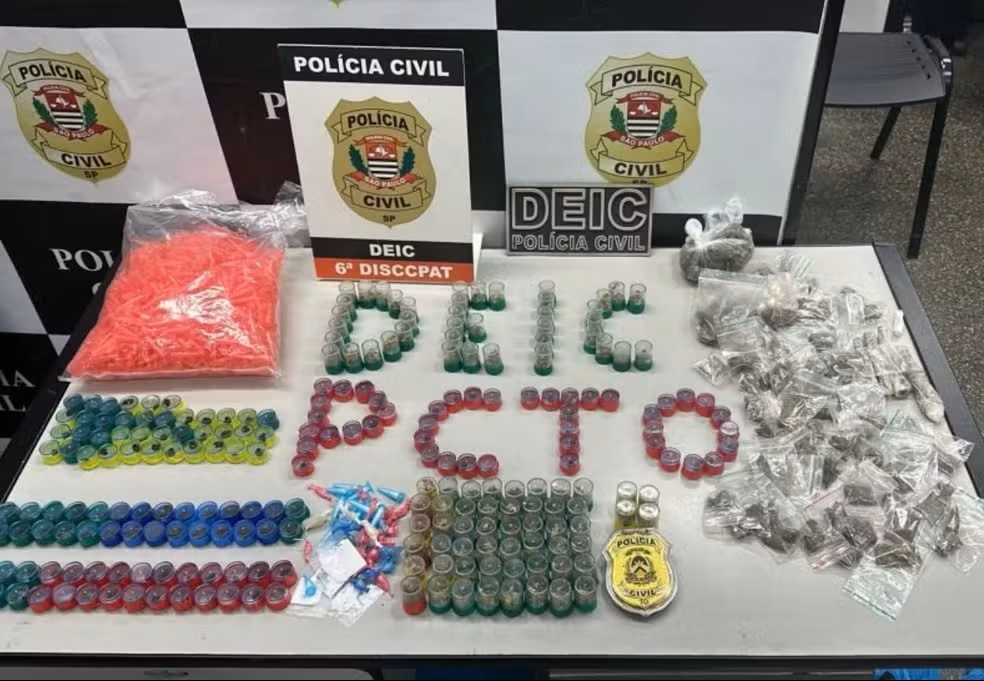 Drogas apreendidas pela Polícia Civil durante operação em Paraíso do TO — Foto: Divulgação/PCTO Drogas apreendidas pela Polícia Civil durante operação em Paraíso do TO — Foto: Divulgação/PCTO
